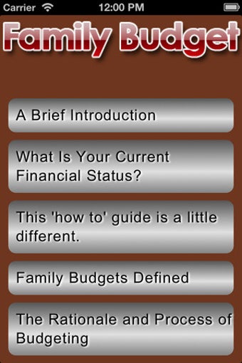 Image 0 for Family Budget - How to Se…