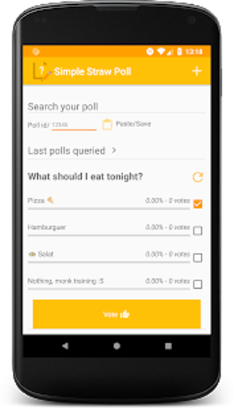 Image 0 for Simple Straw Poll