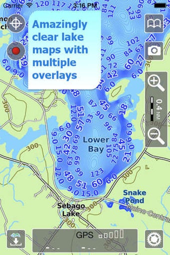 Image 0 for Aqua Map Maine - Lakes GP…