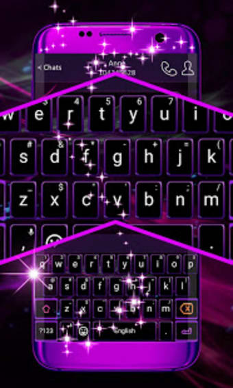 Image 1 for Purple Keyboard Theme