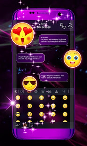 Image 2 for Purple Keyboard Theme