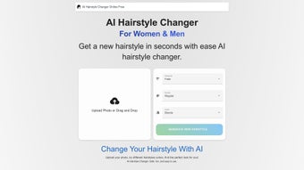 Image 0 for AI Hairstyle Changer