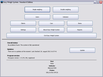 Imagen 1 para Easy Weigh System Standar…