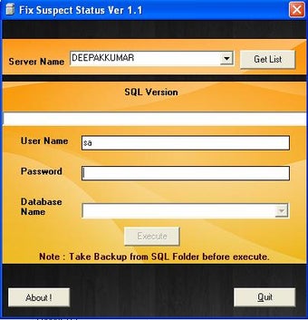 Imagen 0 para Fix Suspect Status