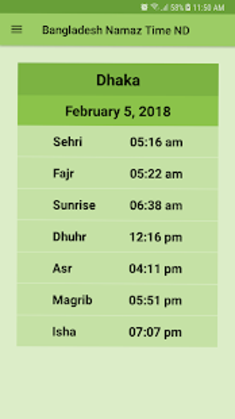 Imagen 3 para Bangladesh Namaz Time