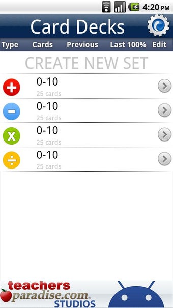 Imagen 1 para Math Practice Flash Cards