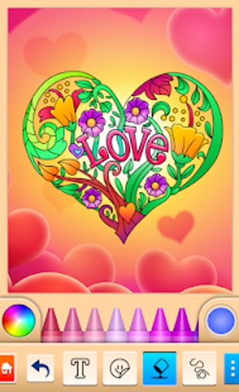 Imagen 1 para Valentines love coloring …