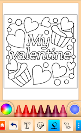 Imagen 2 para Valentines love coloring …
