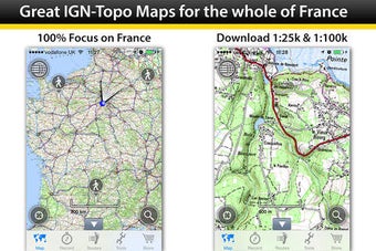 Image 0 for OutDoors GPS France - IGN…