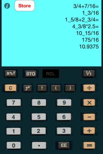 Image 0 for Fractions Calculator Lite