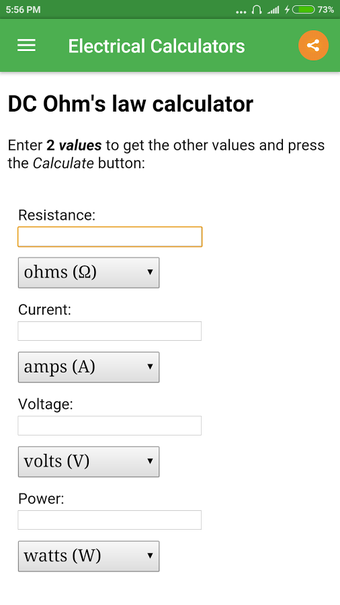 Imagen 2 para Electrical Calculator