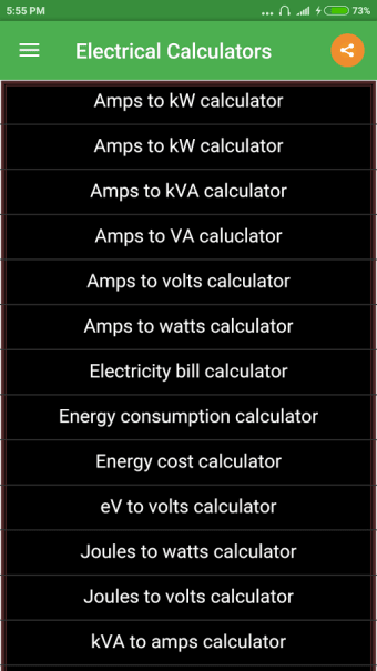 Image 0 for Electrical Calculator