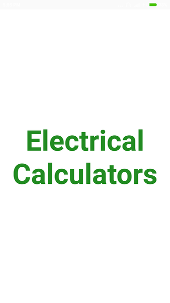 Imagen 1 para Electrical Calculator