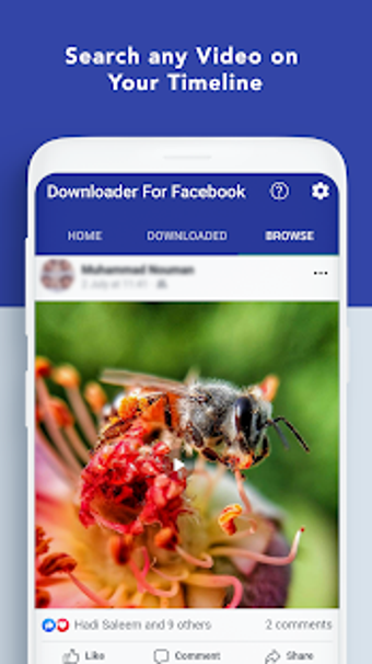 Image 1 for Downloader for Facebook -…