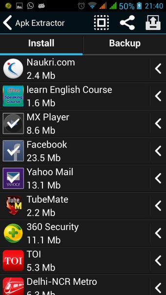 Imagen 2 para Apk Extractor