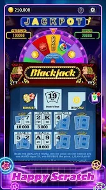 Image 0 for Blackjack Scratch