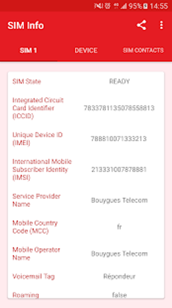 Imagen 1 para SIM Card Info Pro