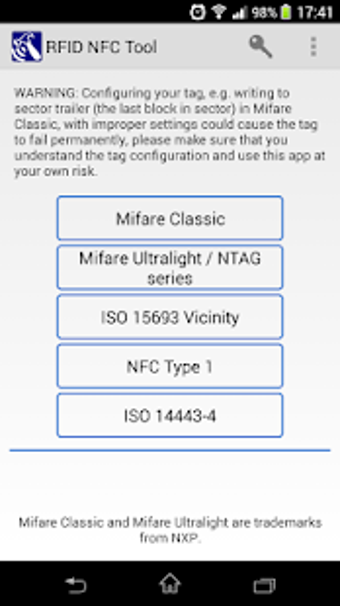 Imagen 1 para RFID NFC Tool