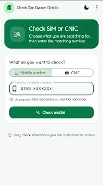Imagen 0 para Check SIM Owner Details