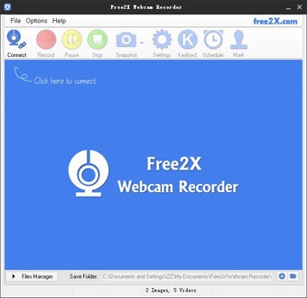 Image 0 for Free2X Webcam Recorder