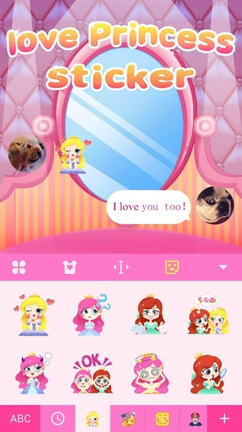 Imagen 1 para Love Princess Sticker for…