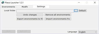 Imagen 1 para Piteco Launcher for Windo…