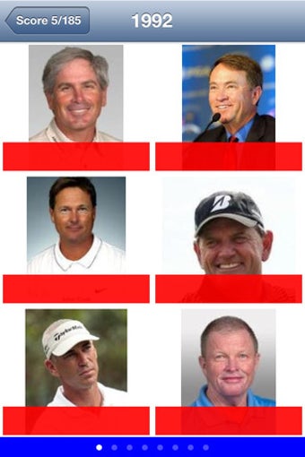 Image 1 for Golf Quiz - Golfer Faces …