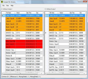 Image 0 for RLA DLL Compare