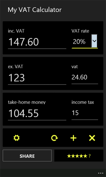 Image 3 for Tax and VAT Calculator fo…