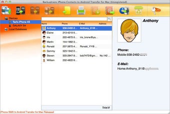 Image 0 for Backuptrans iPhone Contac…