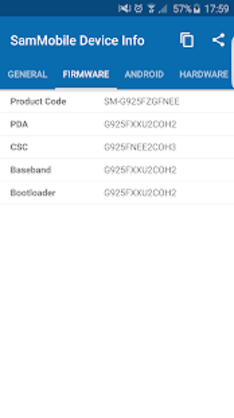 Image 3 for SamMobile Device Info