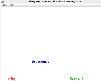 Imagen 0 para English Arabic Falling Wo…