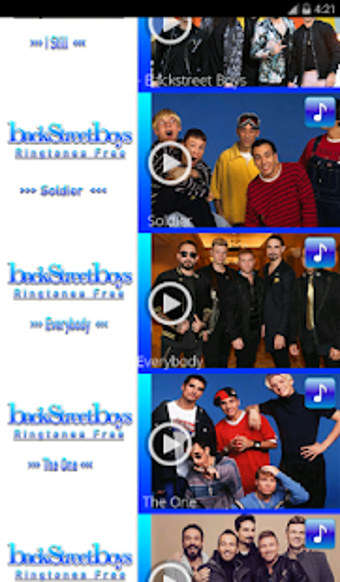 Imagen 1 para Backstreet Boys Ringtones…