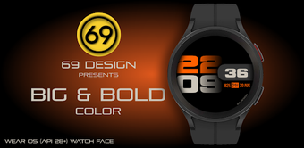 Image 0 for 69D BigBold Color watchfa…