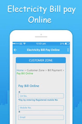 Imagen 1 para Online Electricity Bill P…