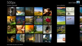 Imagen 1 para 500px Client for Windows …
