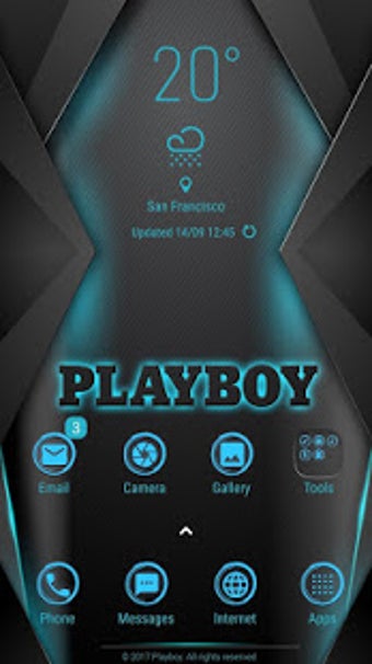 Image 1 for Playboy Neons Theme