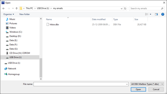 Image 0 for Zook DBX to PST Converter