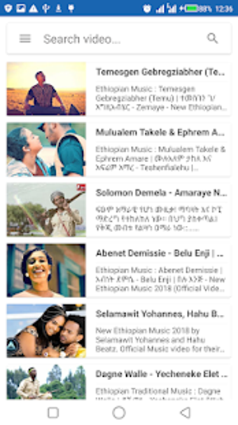 Image 0 for Amharic Music Videos