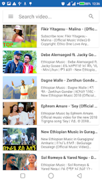 Image 3 for Amharic Music Videos