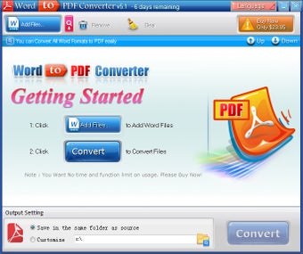 Imagen 0 para Abdio Word to PDF Convert…