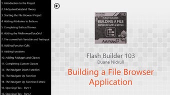 Image 0 for Flash Builder - A File Br…