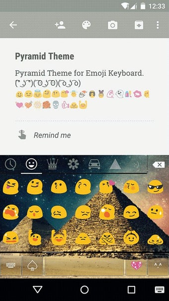 Image 1 for Pyramid Emoji Keyboard Th…