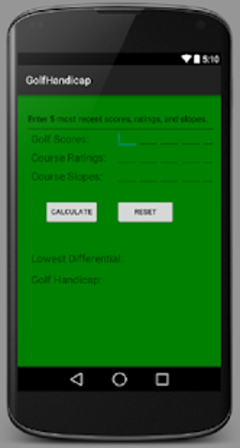 Image 0 for Golf Handicap