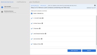 Imagen 4 para Mergix Duplicate Contacts…