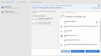 Imagen 1 para Mergix Duplicate Contacts…