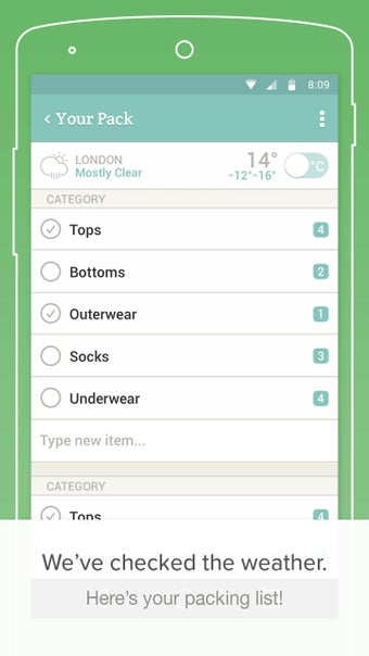 Image 0 for PackPoint Packing for She…