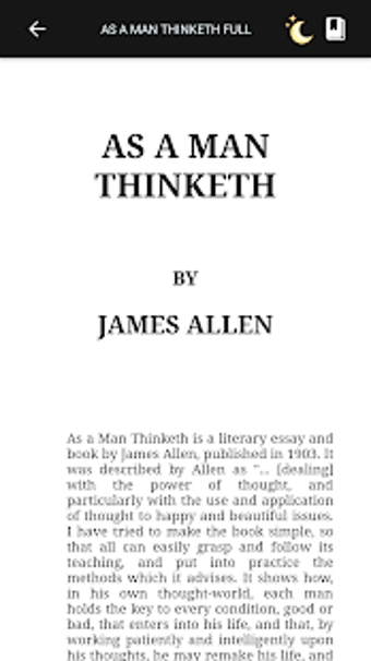Imagen 3 para As A Man Thinketh - Night…