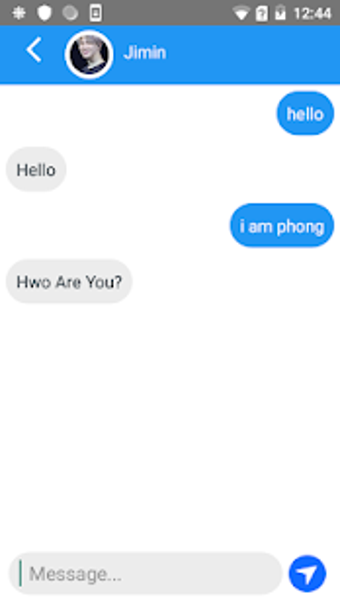 Image 2 for Bts Mesenger Prank