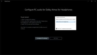 Imagen 2 para Dolby Access for Windows …